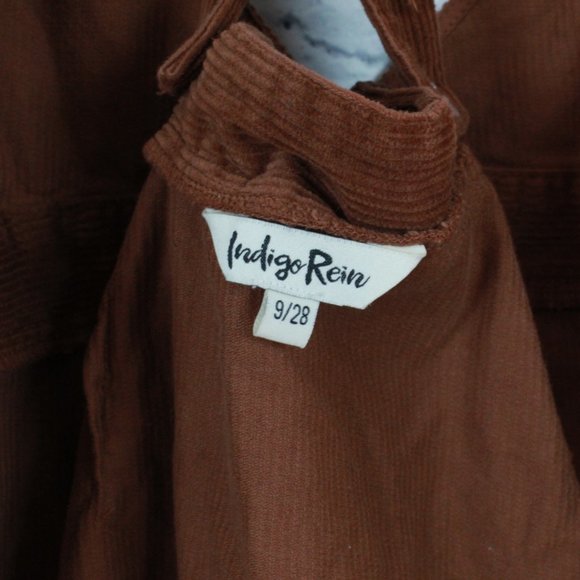 INDIGO REIN Corduroy Mini Skirt Romper Size 9 - Picture 6 of 8